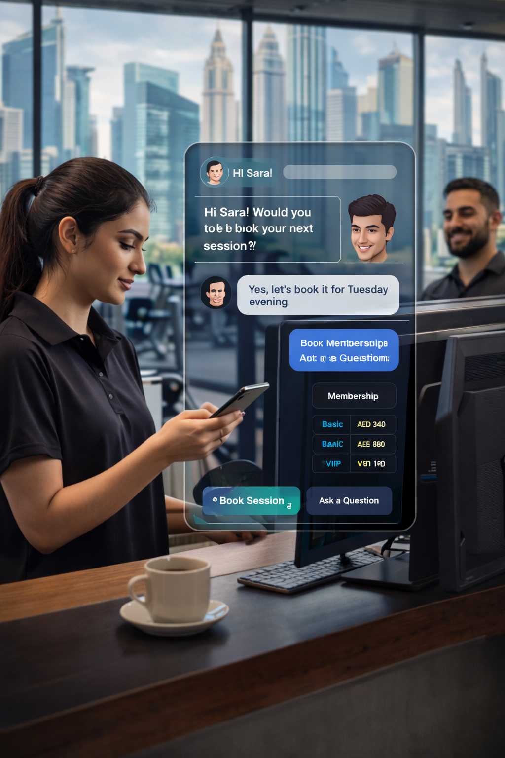 Fitness and wellness AI automation in Dubai